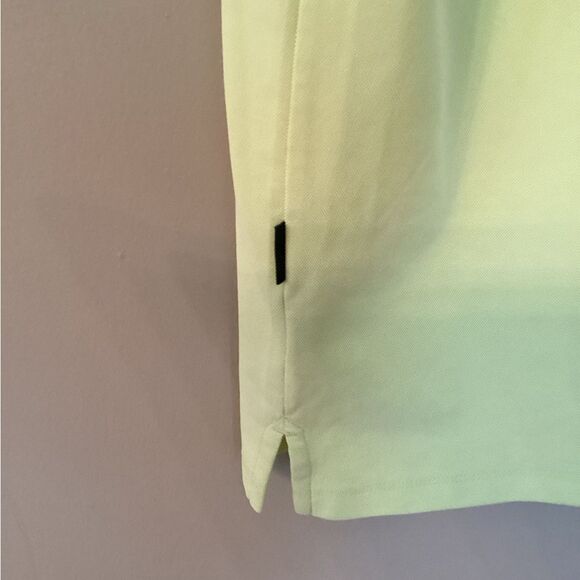 AG GREEN LABEL MENS LARGE LIME GREEN SHORT SLEEVE POLO SHIRT - Picture 5 of 7
